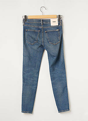 Jeans coupe slim broderie rivets taille normale bleu REIKO femme