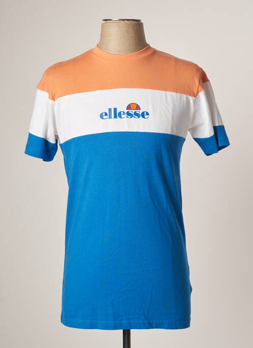 T-shirt stretch manches courtes bleu ELLESSE homme