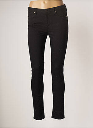 Jeans coupe slim broderie rivets taille normale noir REIKO femme