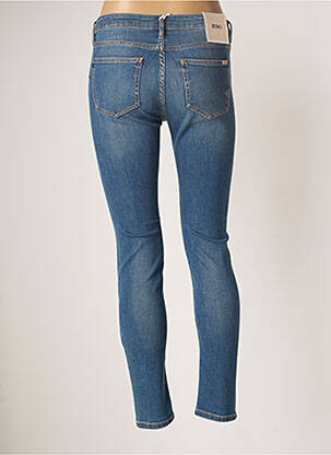 Jeans coupe slim broderie rivets taille normale bleu REIKO femme