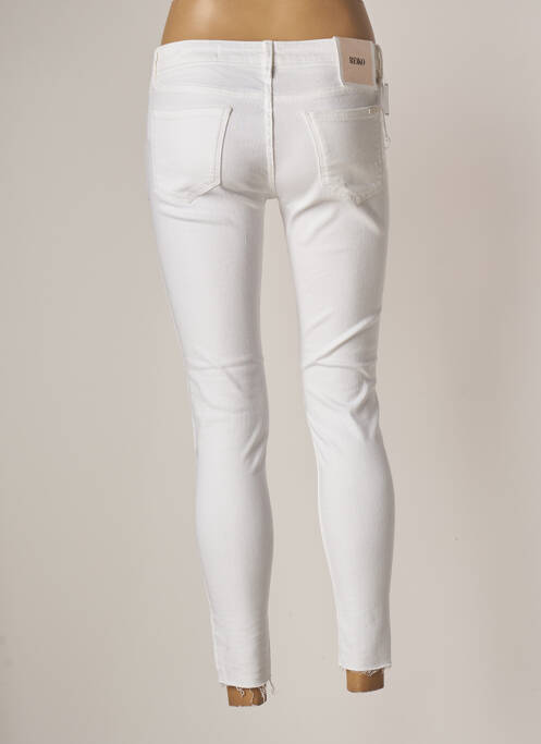 Jeans coupe slim blanc REIKO pour femme