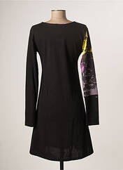 Robe mi-longue noir VOLT DESIGN pour femme seconde vue