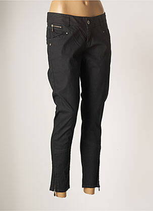 Pantalon slim taille basse taille basse noir DDP femme