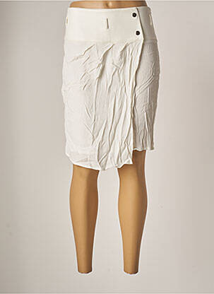 Jupe courte taille normale blanc NÜ femme
