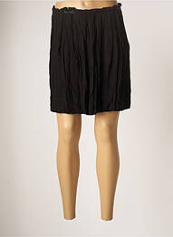 Jupe courte coupe évasée noir DDP femme
