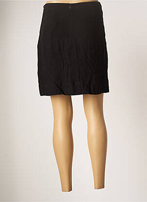 Jupe courte coupe évasée noir DDP femme