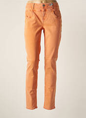Jeans coupe slim orange STREET ONE pour femme seconde vue