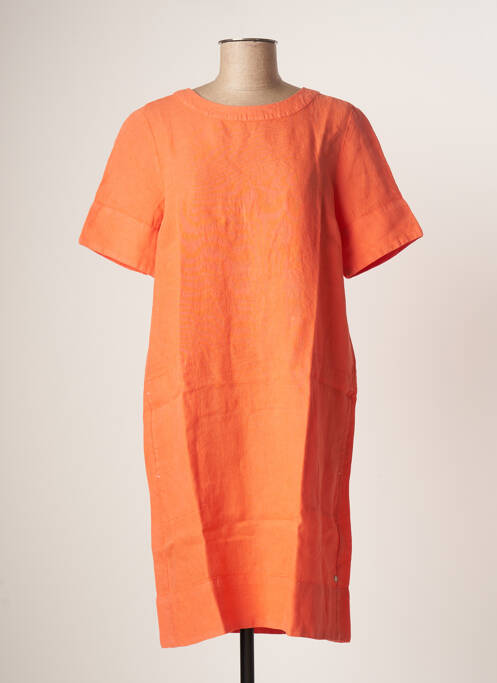 Robe mi-longue orange CECIL pour femme