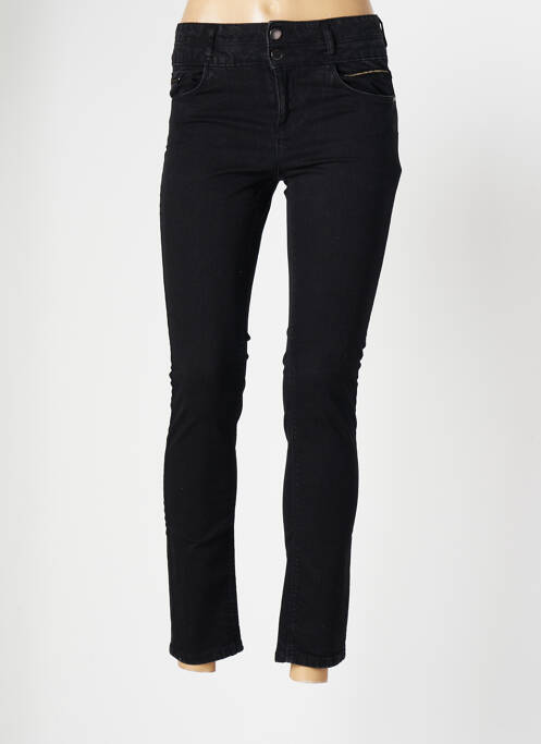 Jeans coupe slim noir PHILDAR pour femme
