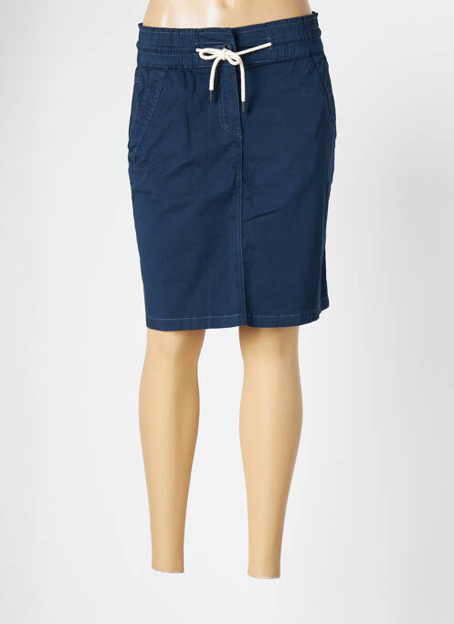 Jupe courte poches bleu CECIL femme