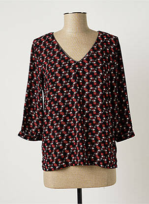 Blouse manches 3/4 manches 3/4 noir Y'COO femme