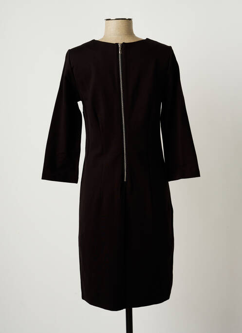 Robe mi-longue manches 3/4 manches 3/4 noir C'EST BEAU LA VIE femme