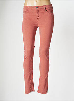 Pantalon slim stretch taille normale rose COUTURIST femme
