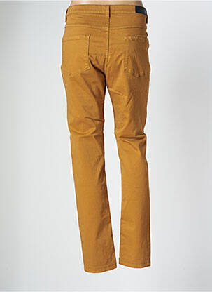 Pantalon slim stretch taille normale jaune COUTURIST femme