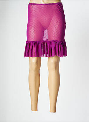 Jupon /Fond de robe violet MALOKA pour femme