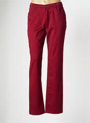 Pantalon droit rouge I.QUING pour femme seconde vue