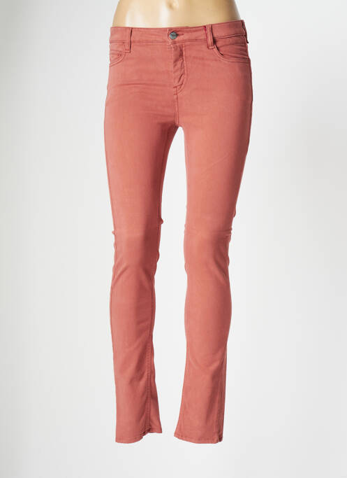 Pantalon slim stretch taille normale rose COUTURIST femme
