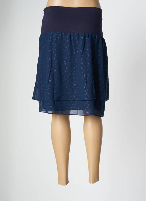 Jupe mi-longue bleu LES FILLES DE NEAUX pour femme