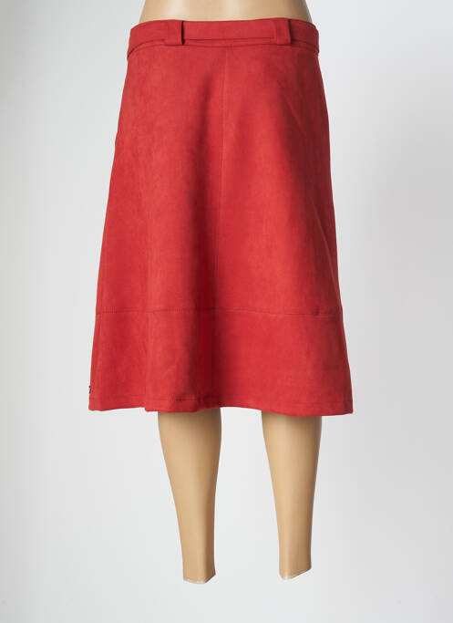 Jupe mi-longue orange GARCIA pour femme