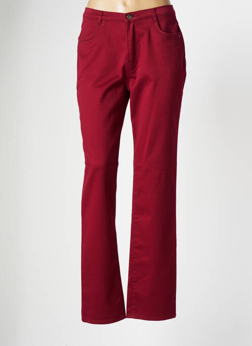 Pantalon droit rouge I.QUING pour femme