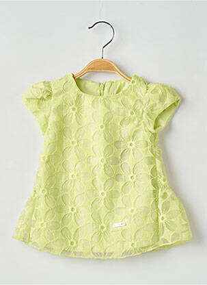 Robe mi-longue vert MAYORAL fille