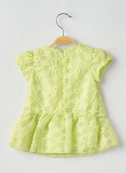 Robe mi-longue vert MAYORAL pour fille