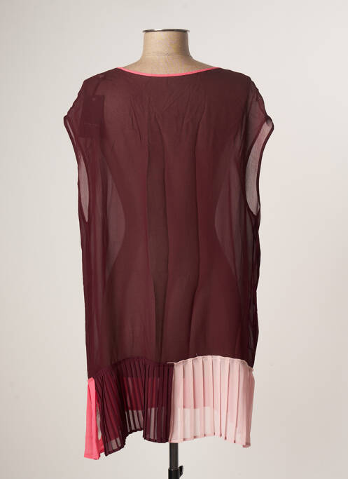 Tunique manches courtes rouge TWIN SET pour femme