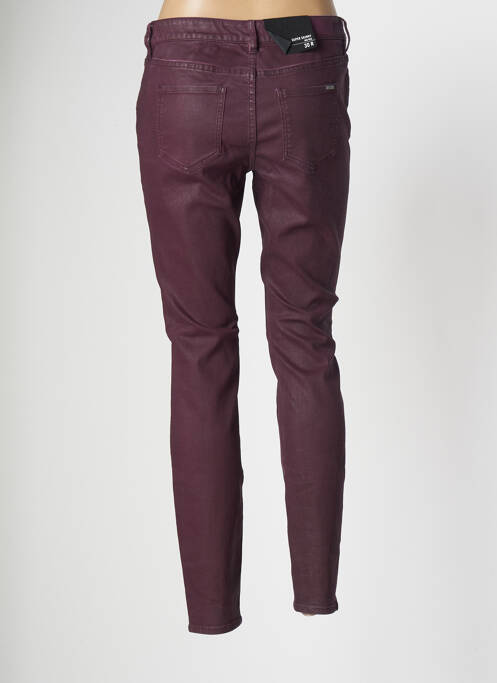 Pantalon slim violet ARMANI pour femme