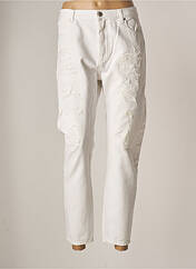 Jeans coupe droite blanc TWIN-SET SIMONA BARBIERI pour femme seconde vue