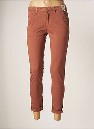 Pantalon chino orange REIKO pour femme