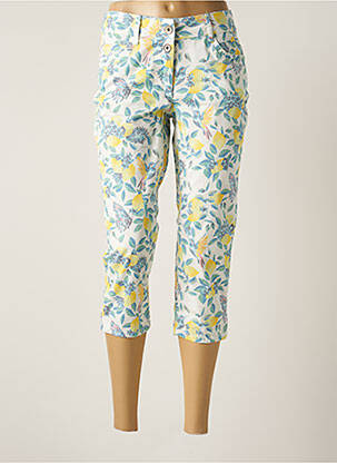 Pantalon 7/8 stretch taille normale blanc CECIL femme