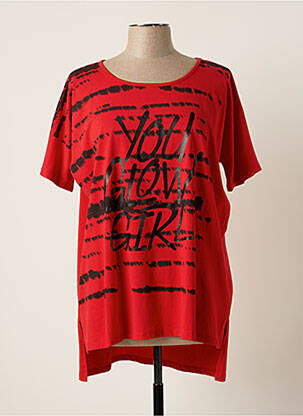 T-shirt rouge ALAIN MURATI pour femme