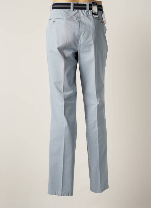 Pantalon chino bleu LUIGI MORINI pour homme