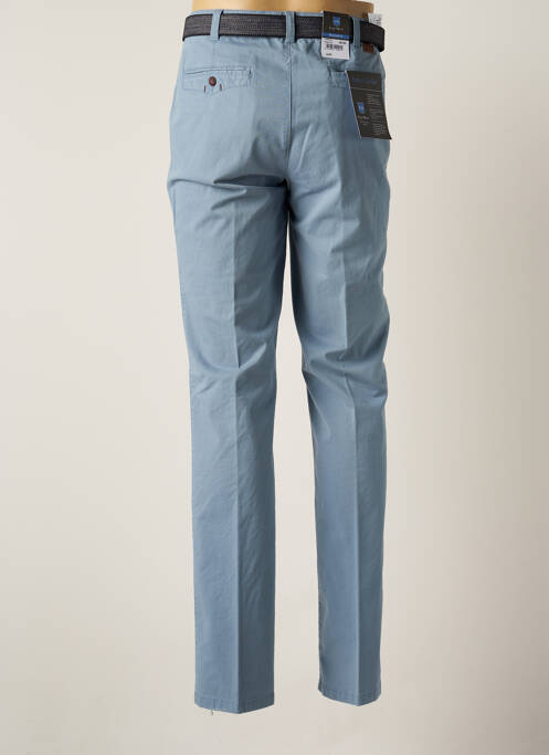 Pantalon chino bleu LUIGI MORINI pour homme