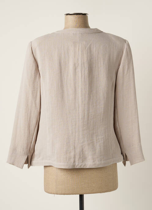 Veste chic beige CHRISTINE LAURE pour femme