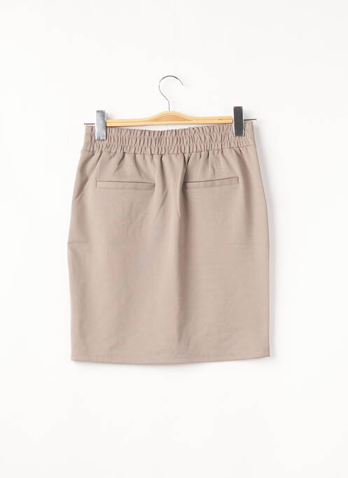 Jupe courte poches gris ICHI femme