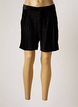 Short fermeture zippée sous rabat boutonné taille normale noir TIFFOSI femme
