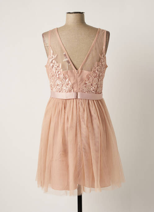 Robe mi-longue beige CHOKLATE pour femme