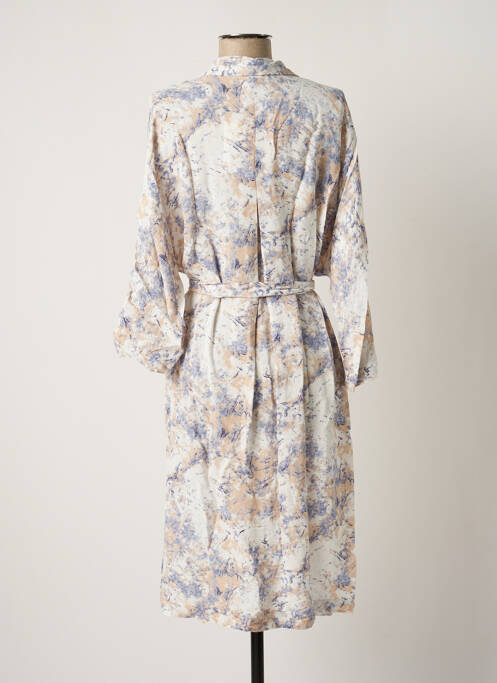 Robe mi-longue bleu LAURE + MAX femme