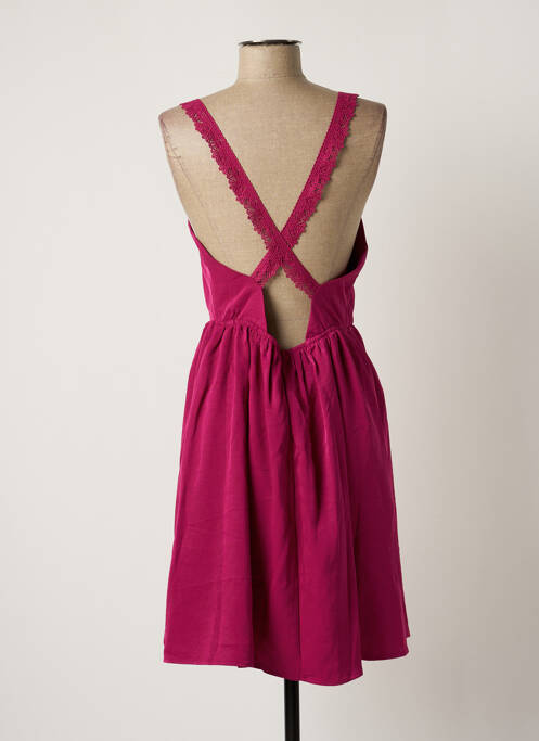 Robe mi-longue violet LOVIE & CO pour femme