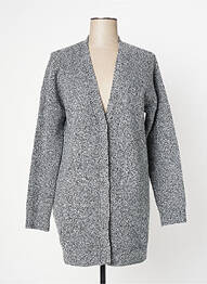 Gilet manches longues gris SANDWICH femme