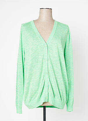 Gilet manches longues vert SANDWICH femme