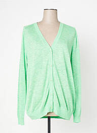 Gilet manches longues vert SANDWICH femme