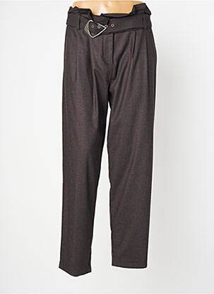 Pantalon droit gris MORGAN femme