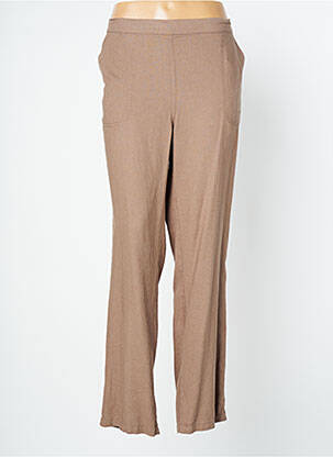 Pantalon droit beige THALASSA femme