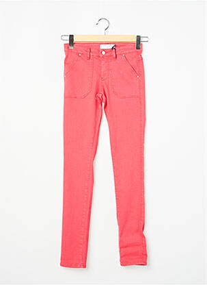 Jeans coupe slim rose IKKS femme