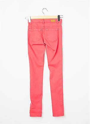 Jeans coupe slim rose IKKS femme