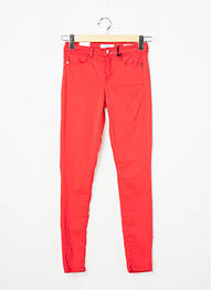 Pantalon slim rouge GUESS femme