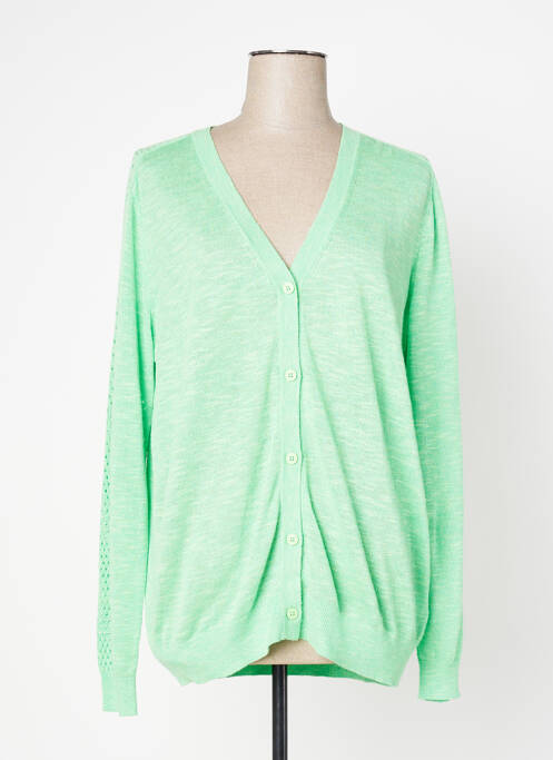 Gilet manches longues vert SANDWICH femme