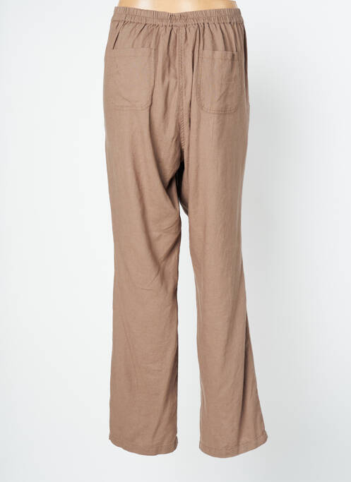 Pantalon droit beige THALASSA pour femme
